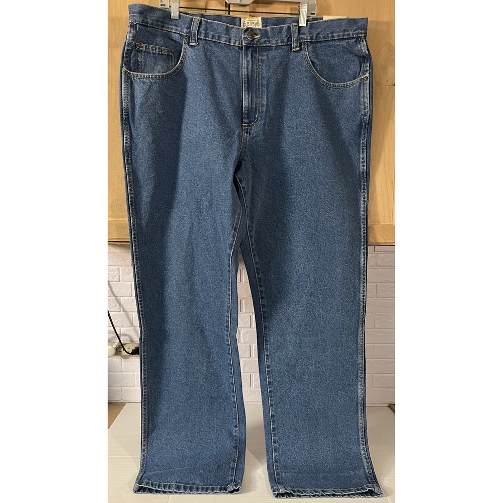 Red Head Jeans Mens 42x34‎ Blue Relaxed Fit Denim Five Pocket New NWT